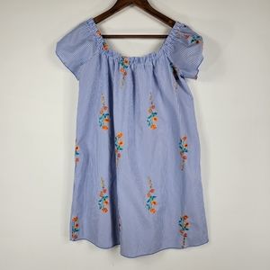 Miley + Molly Striped Tunic Top Sz Large